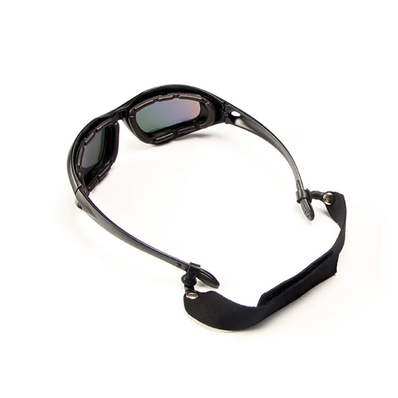 Polarised tactical sunglasses with full-rim PC frame for outdoor cycling and sports activities