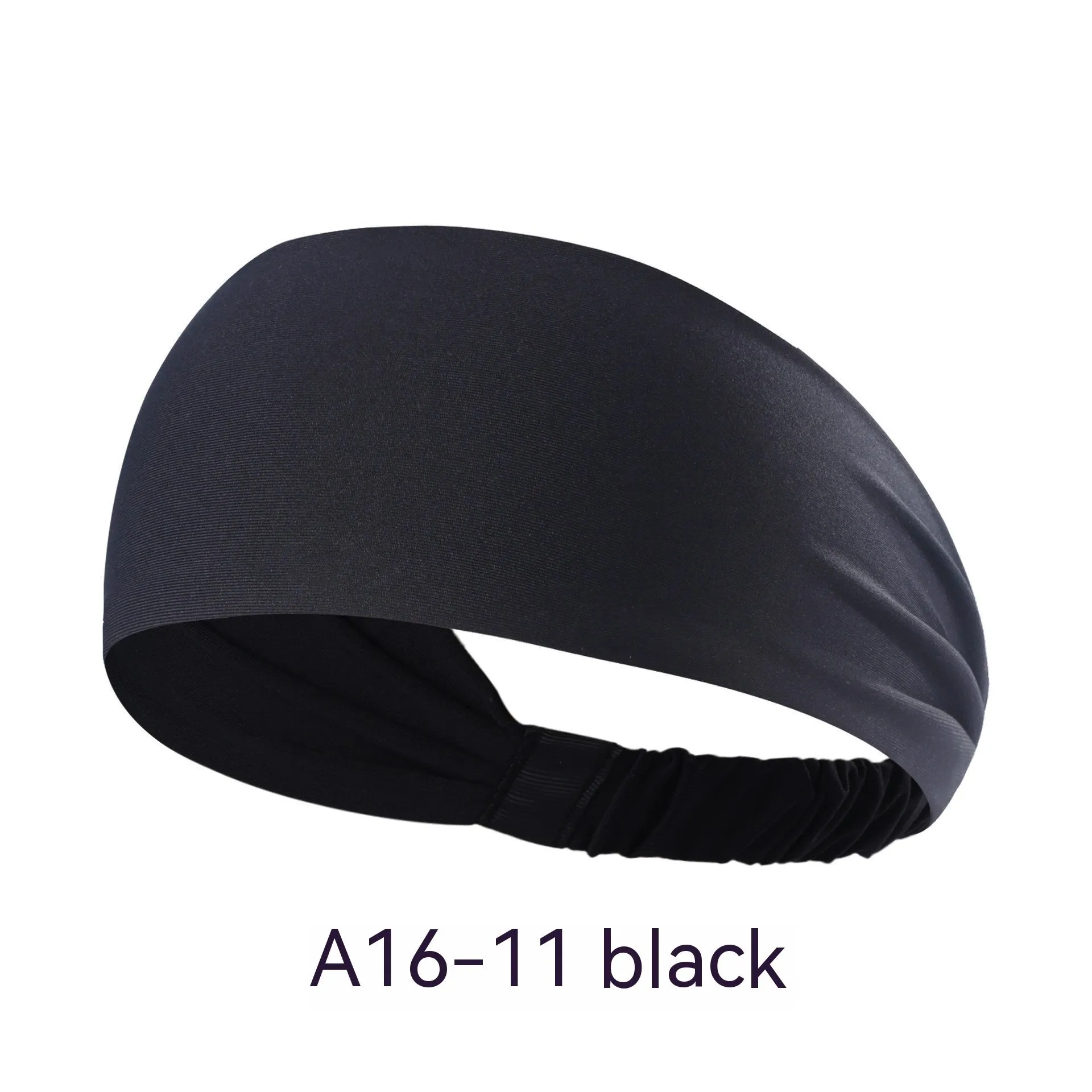 Quick-drying antiperspirant yoga hair band for women in striped red, made from polyester fiber