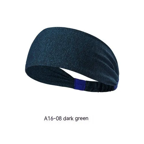 Quick-drying antiperspirant yoga hair band for women in striped red, made from polyester fiber