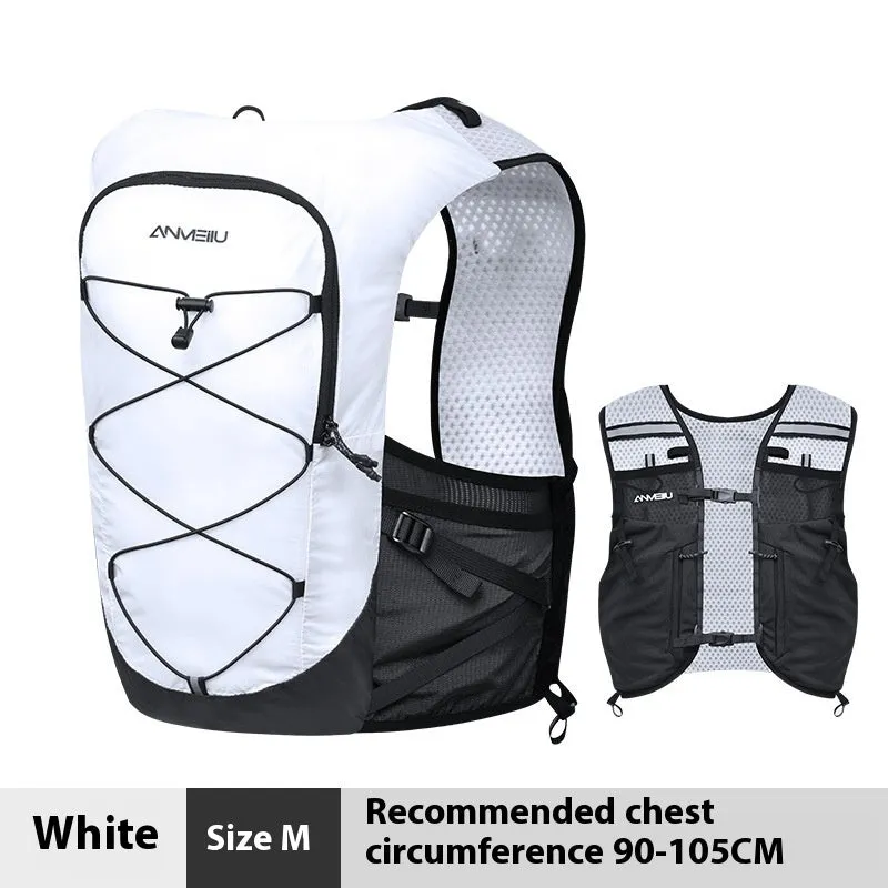 Outdoor cross-country climbing water bag package 5L nylon backpack in black size M without bladder