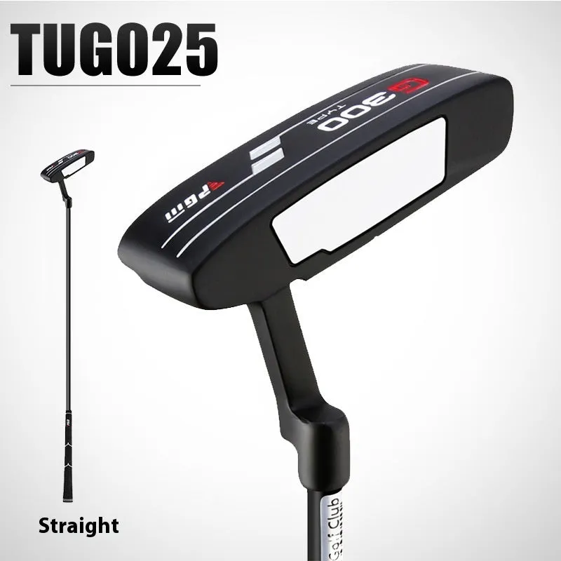 Men's beginner putter TUG025 black blue two-section push rod 939.8mm length on putting green