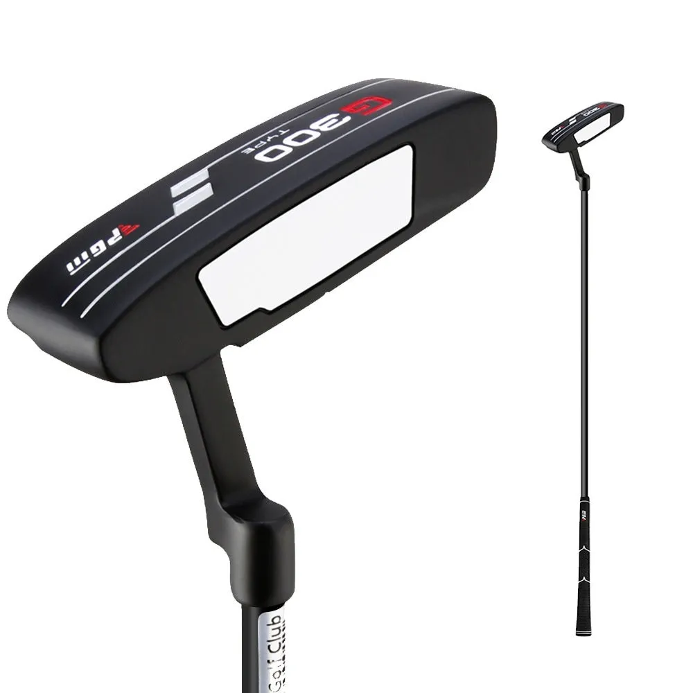 Men's beginner putter TUG025 black blue two-section push rod 939.8mm length on putting green