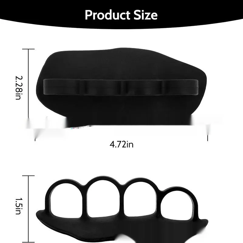 Non-slip spring grip finger exerciser in Gray with storage box for hand strength training