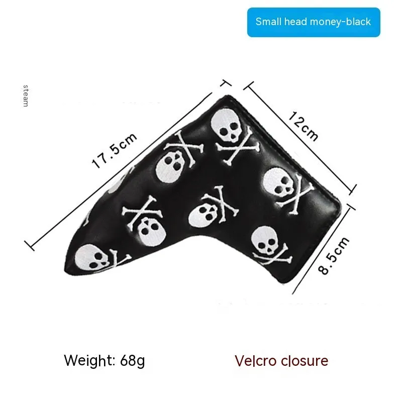 Golf putter protective sleeve in various designs including clover, animal and novelty patterns