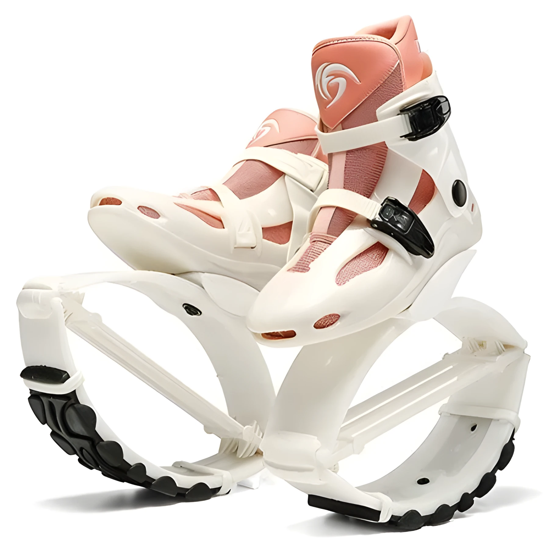 Pair of TPE bounce shoes for fitness shaping, suitable for running and dance sports, size 35-37 M and 38-40 L
