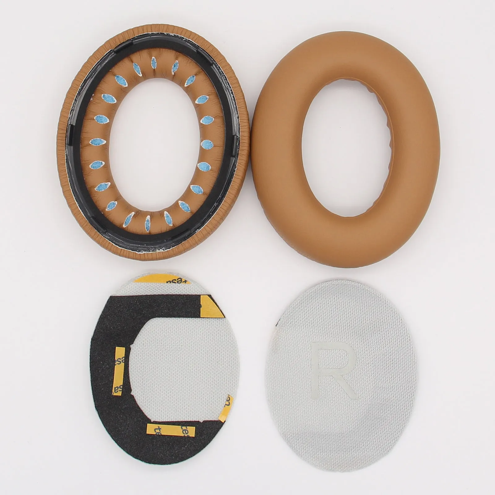 Pair of protein skin earphone sleeves for BOSE NC700 headphones, available in black
