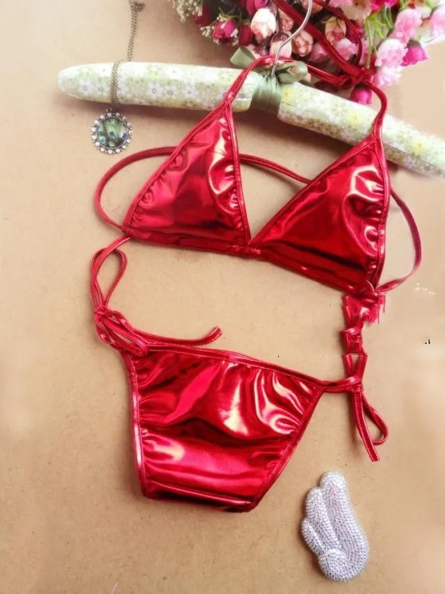 Three-point bikini hollow-out underwear suit in polyester fabric for women, free size, available in black