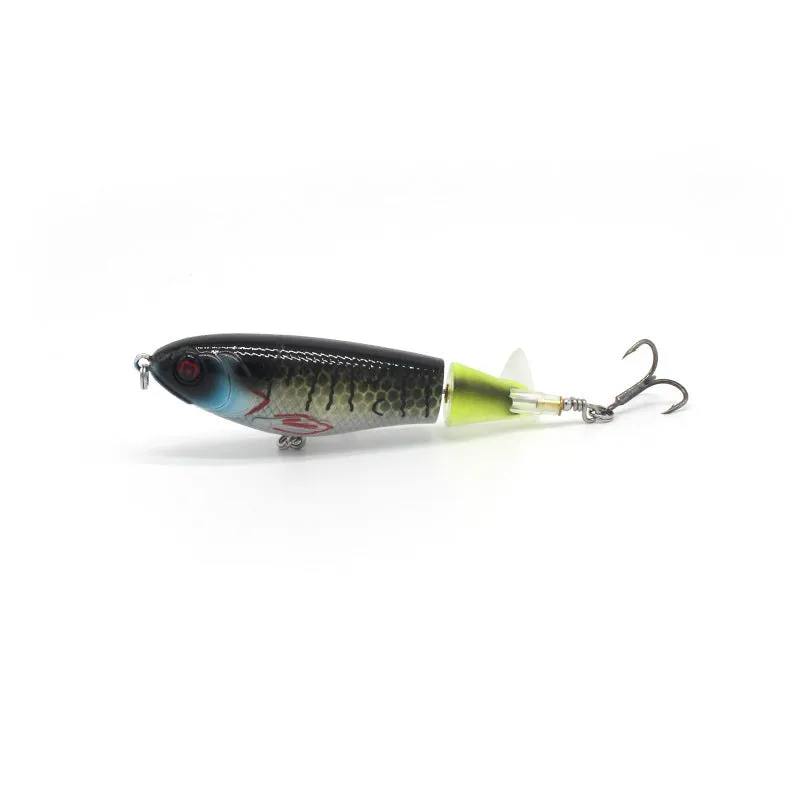 7.5cm road fishing bait lure with soft plastic construction showing colour pattern options