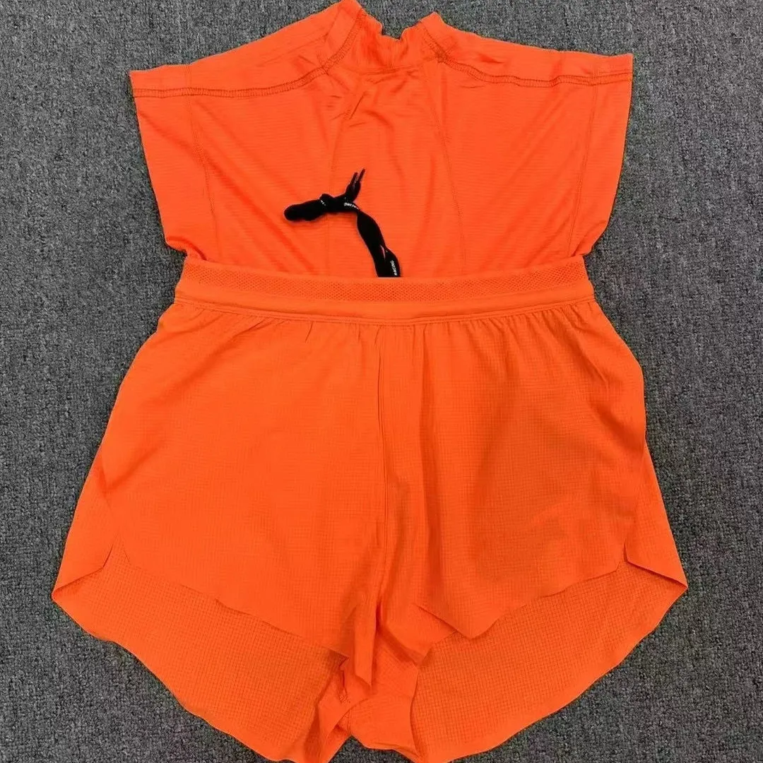 Pocket marathon running shorts with breathable lining in black, side view showing pockets and mid waist fit