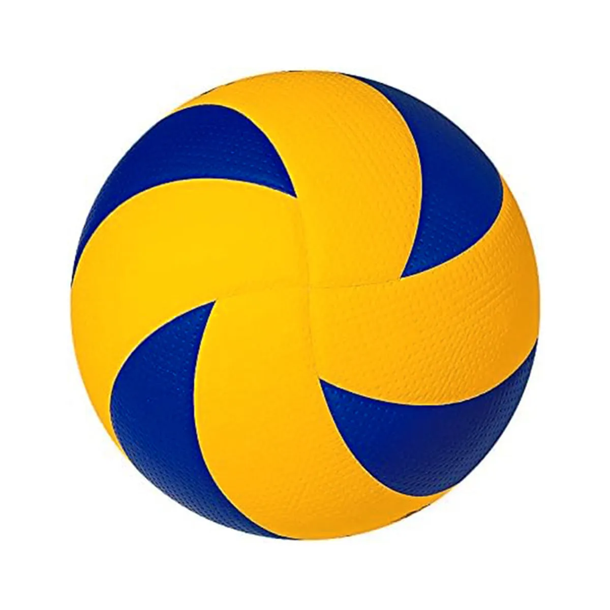 Machine seam PVC volleyball No 5 in black and white for senior high school entrance exam indoor training