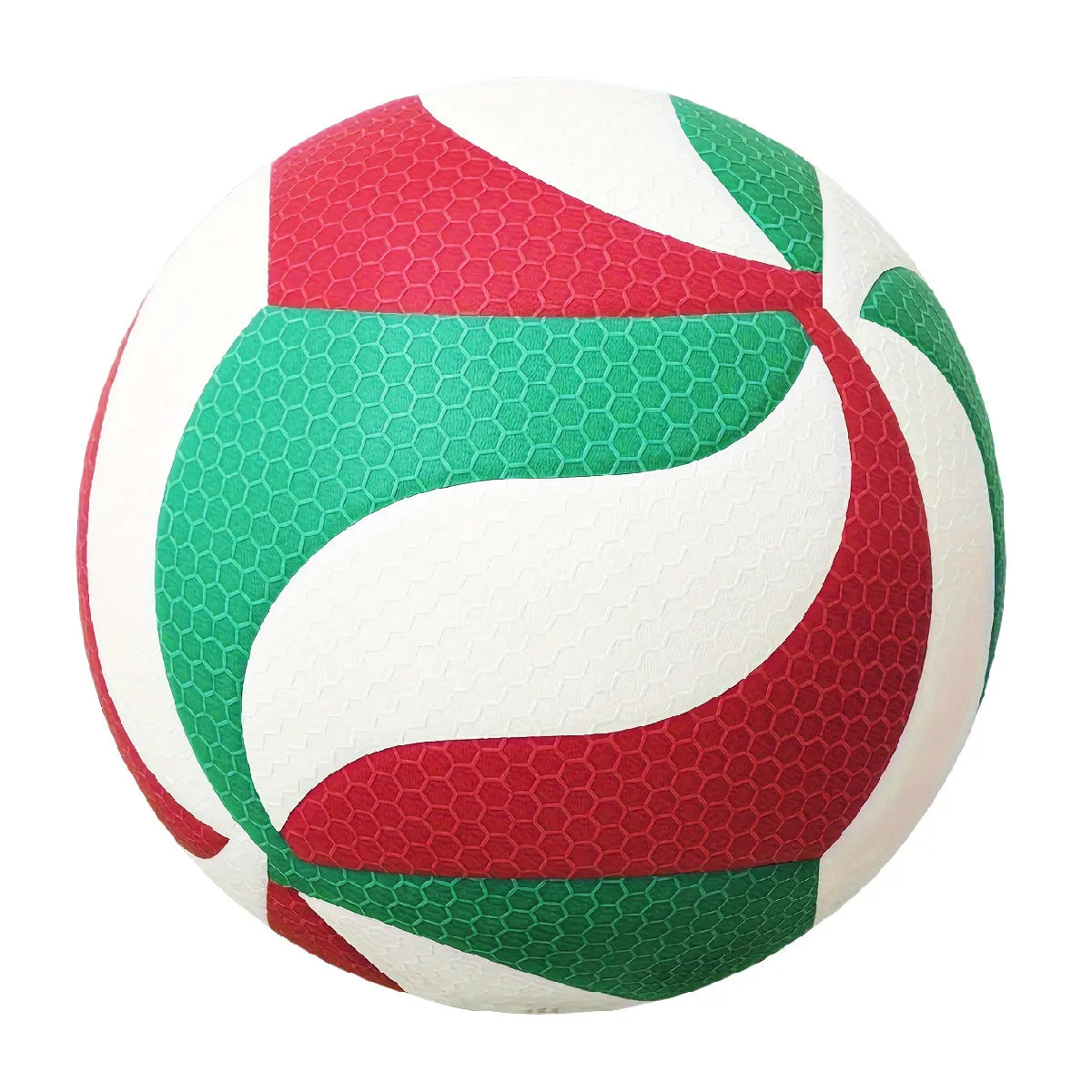 Machine seam PVC volleyball No 5 in black and white for senior high school entrance exam indoor training