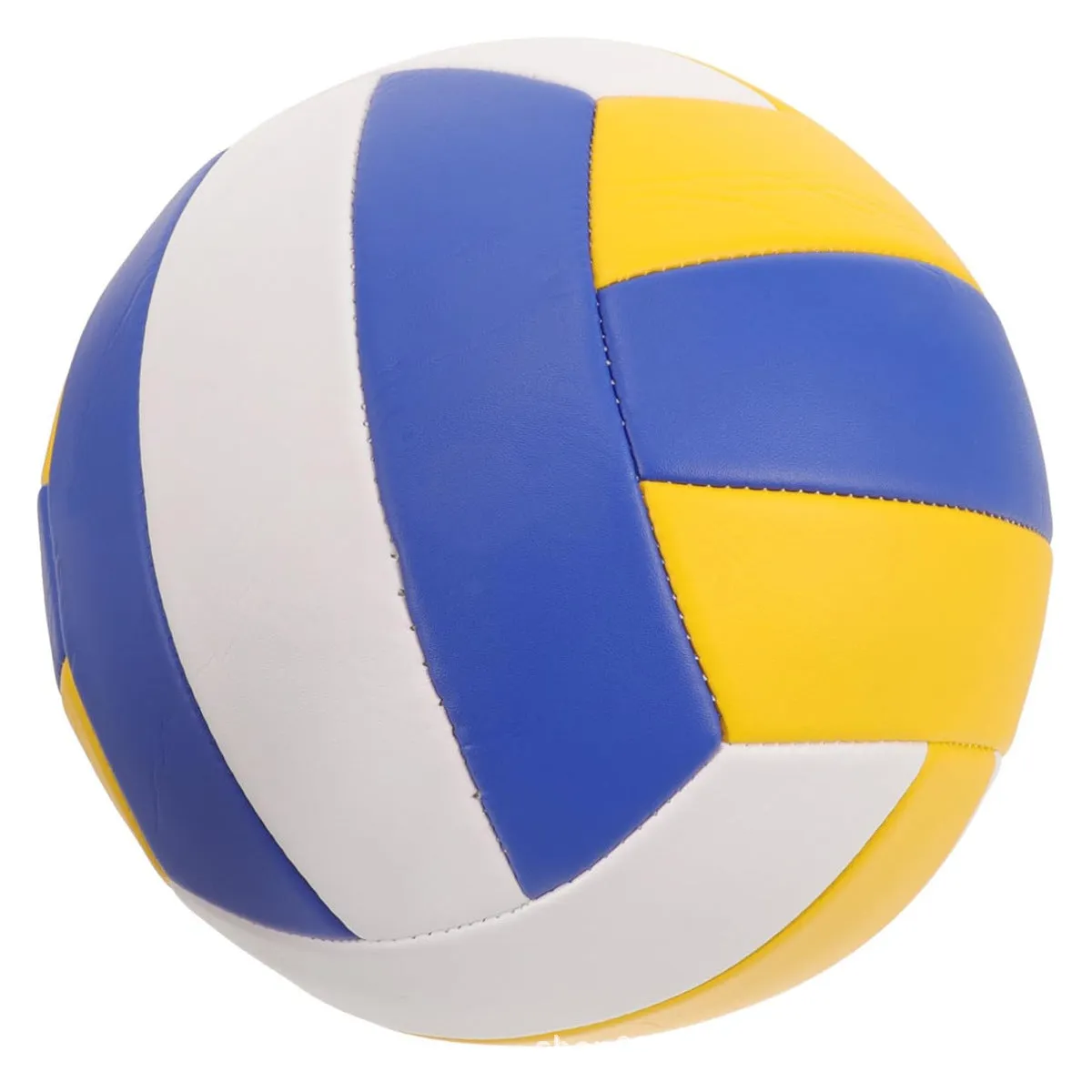 Machine seam PVC volleyball No 5 in black and white for senior high school entrance exam indoor training
