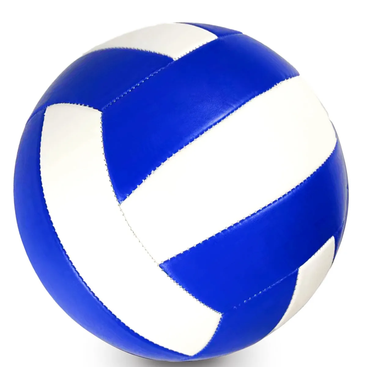 Machine seam PVC volleyball No 5 in black and white for senior high school entrance exam indoor training