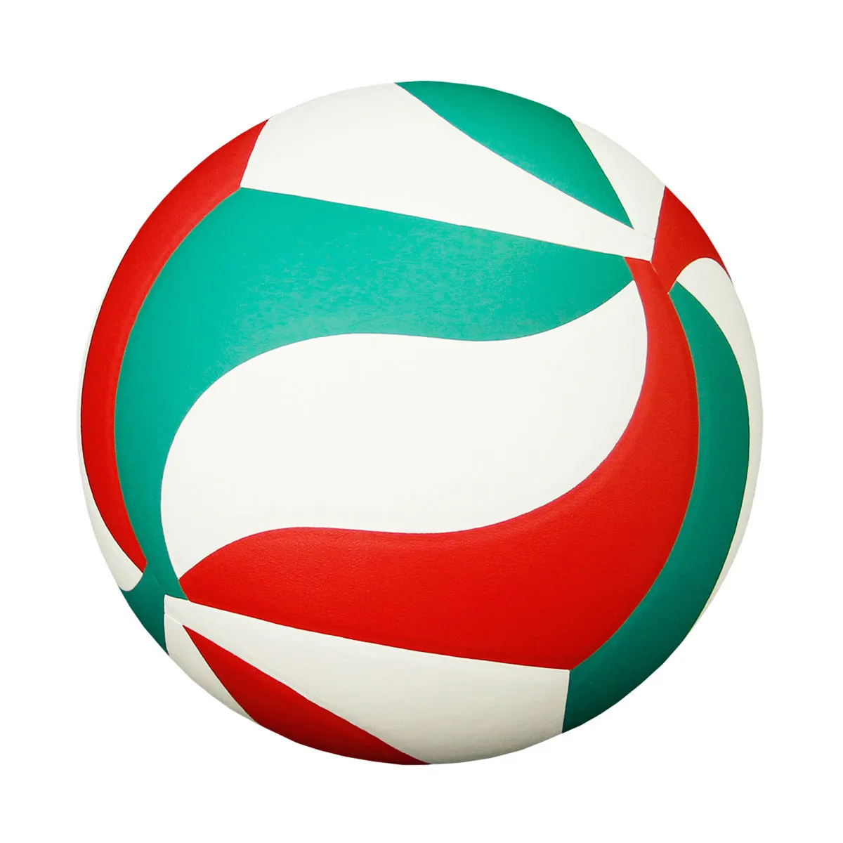 Machine seam PVC volleyball No 5 in black and white for senior high school entrance exam indoor training