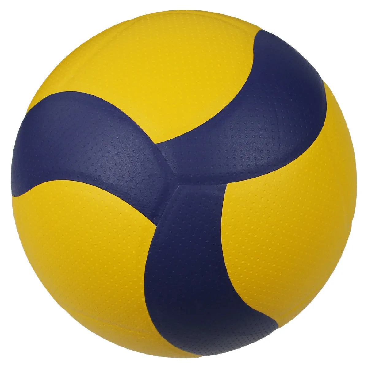 Machine seam PVC volleyball No 5 in black and white for senior high school entrance exam indoor training