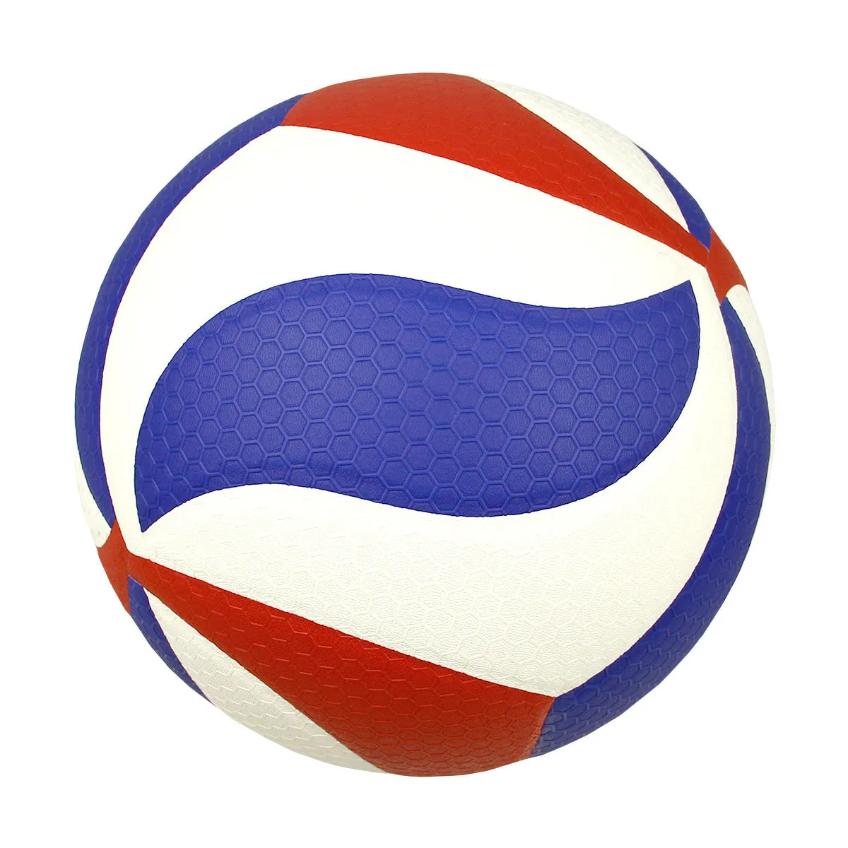 Machine seam PVC volleyball No 5 in black and white for senior high school entrance exam indoor training