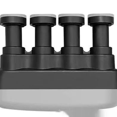 PP finger strength trainer for climbing, piano, and basketball, 9x2x7 cm, in all black colour