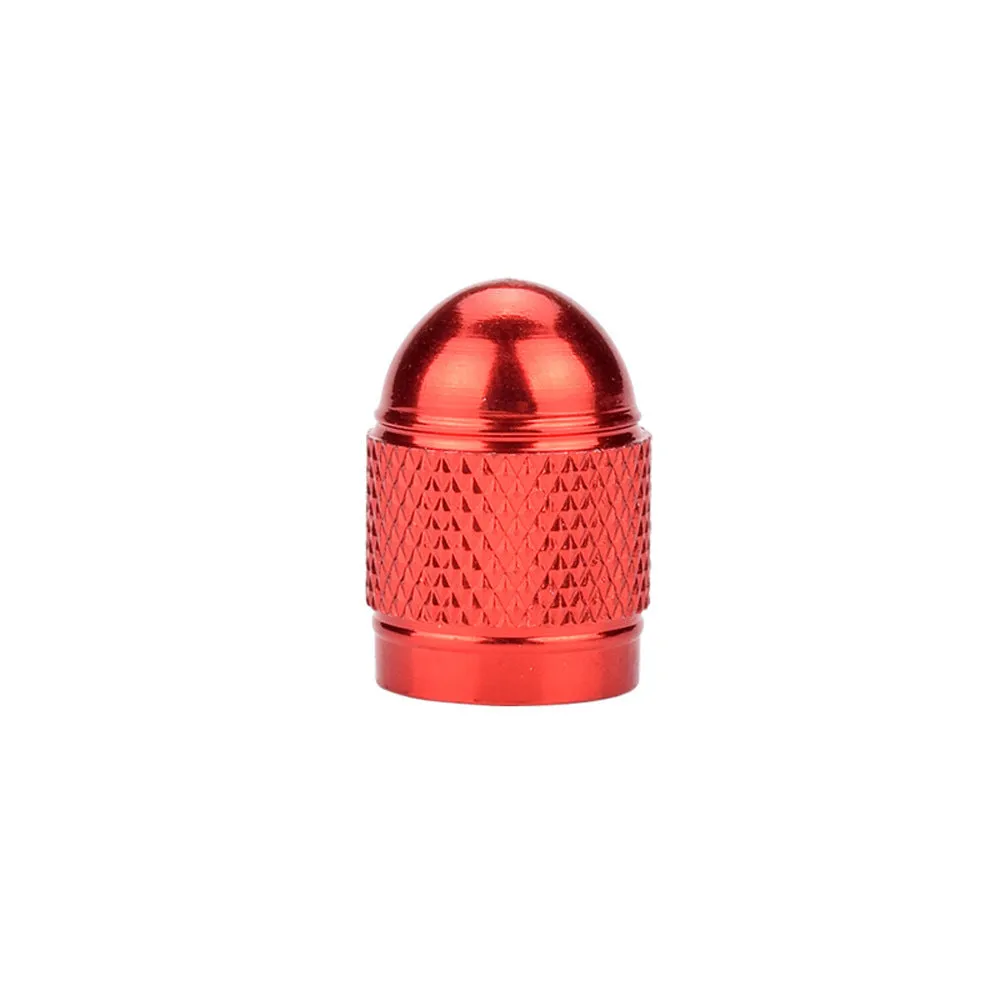 Aluminium alloy mountain bike tyre valve cap in choice of colours