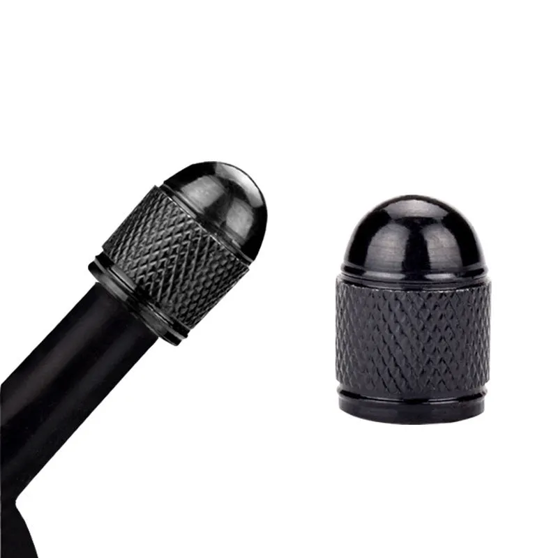 Aluminium alloy mountain bike tyre valve cap in choice of colours