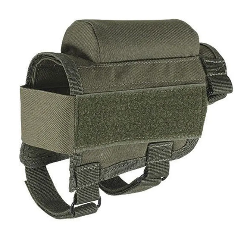 Tactical Crown ambidextrous nylon cheek rest with ammunition carrier for .308 .300 Winmag in black