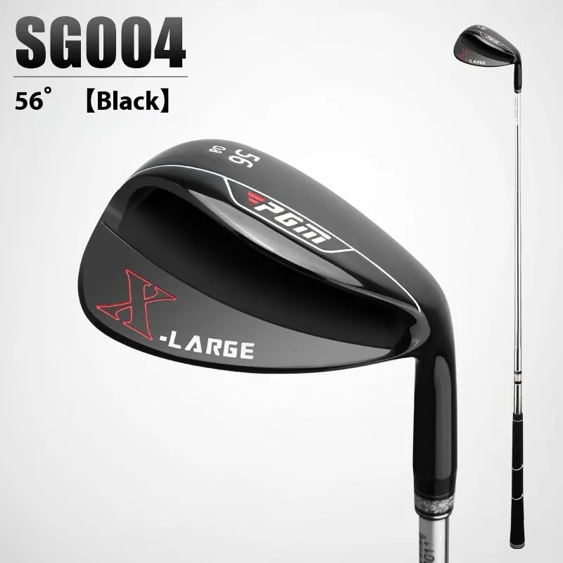 PGM Golf sand rod men's wedge with wide sole, black finish, 56-degree loft