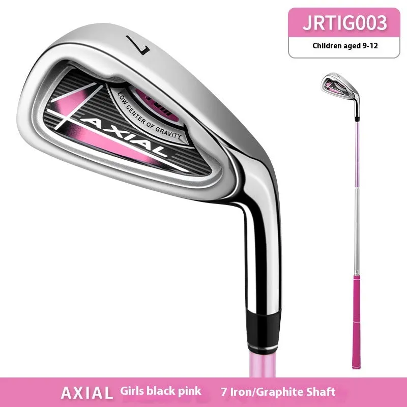 PGM children's No 7 iron right handed junior golf club with steel shaft for ages 3-12