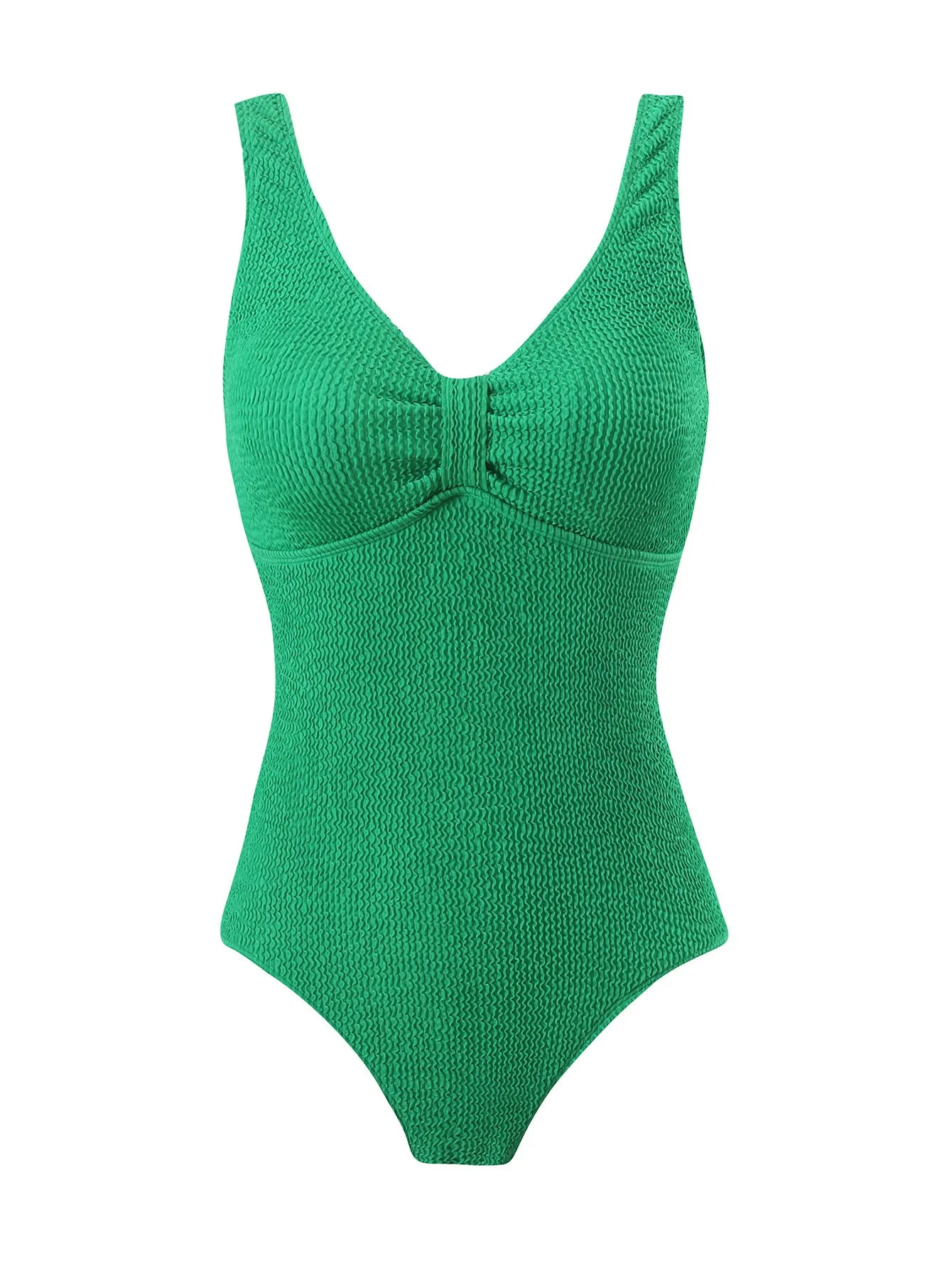 Women's one-piece belly cover swimsuit in polyester, sleeveless bikini style, available in multiple colours
