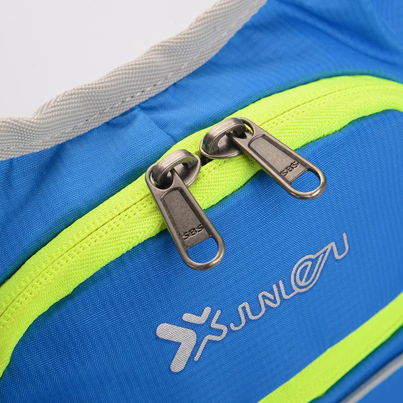 Lightweight waterproof outdoor sports backpack in black, available with 2L water bag for running and off-road riding