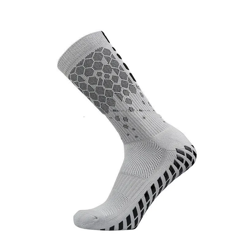 Non-slip spandex soccer socks in multiple colours, sizes 38 to 45, for football training and matches