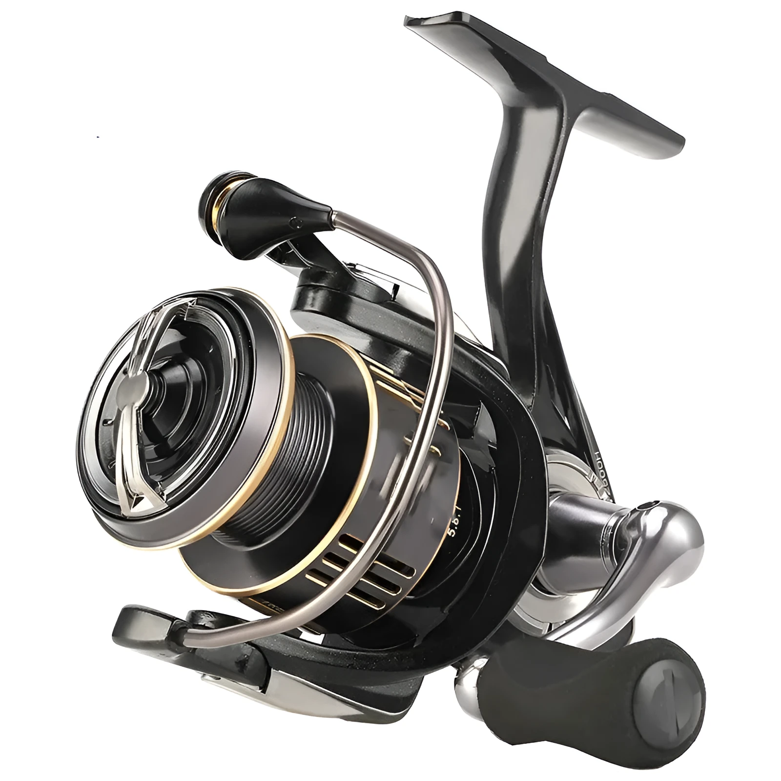 All-metal cup 11-axle front relief spinning reel in TREANT III colour, 92mm size, with interchangeable handle