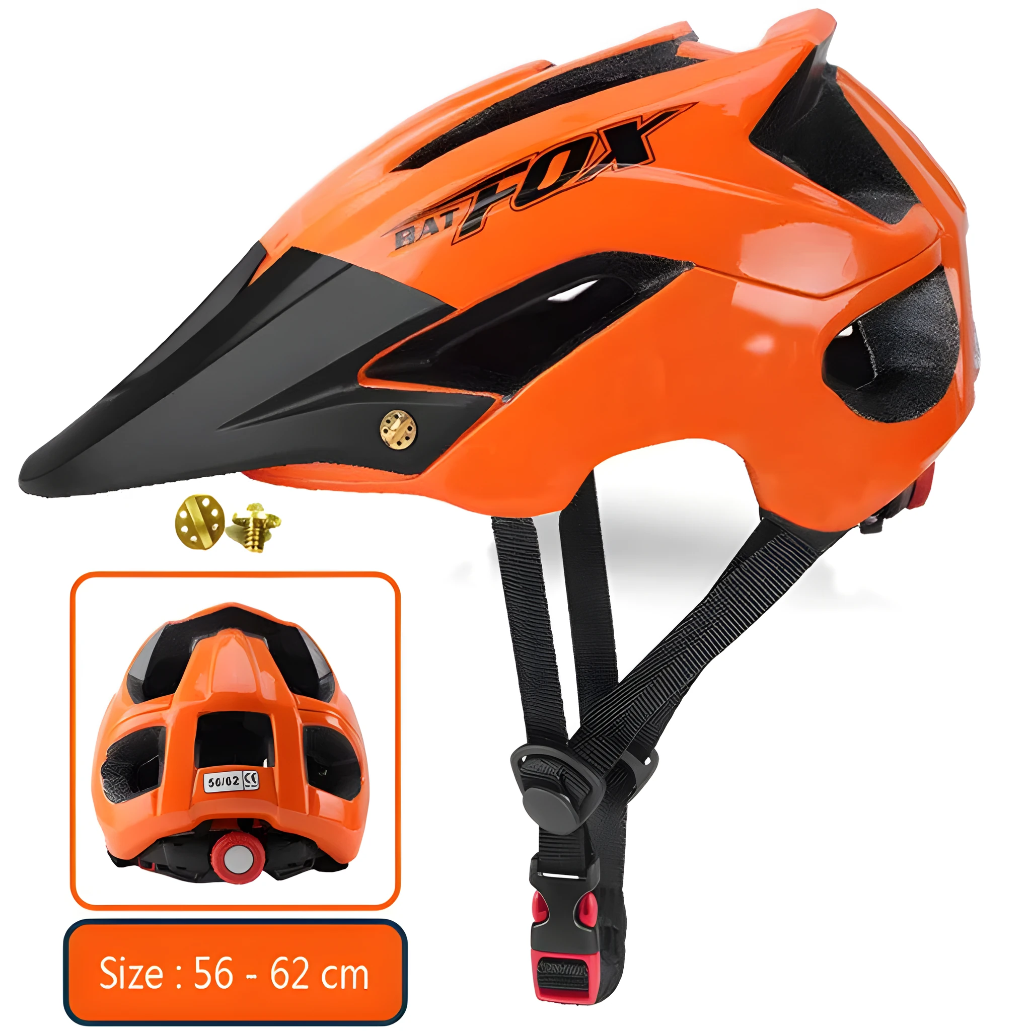 Bicycle helmet model F-659 with EPS foam and computer shell, adjustable 56-62cm, black colour option