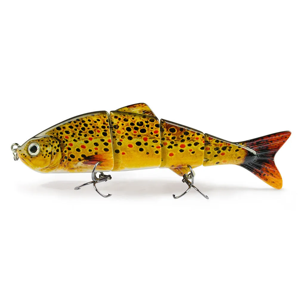 Luya multi-section fishing bait 16.5cm ABS plastic bionic lure in selected colour style