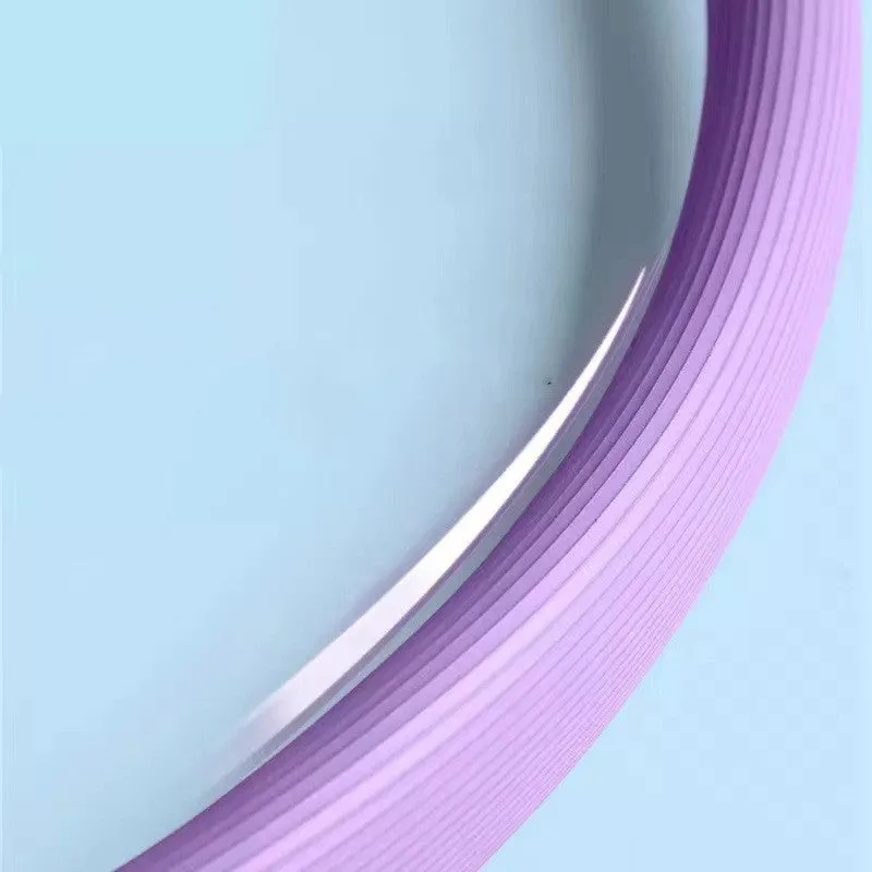 Purple Pilates ring fitness circle 38cm diameter glass fibre PP EWA for home gym core exercise