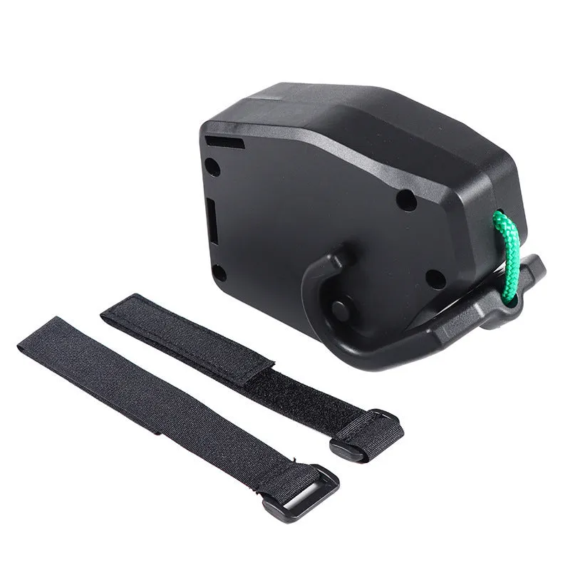 Black plastic/resin bicycle trailer traction rope for towing bike trailers