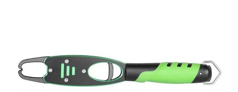 Fishing gear made from aluminium alloy in blue colour variant