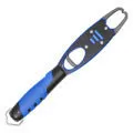 Fishing gear made from aluminium alloy in blue colour variant