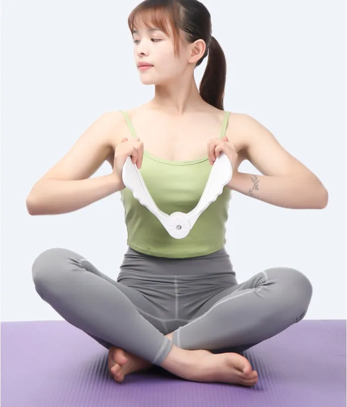Pink hip trainer with silicone surface measuring 27cm by 9.5cm for pelvic floor and inner thigh exercises