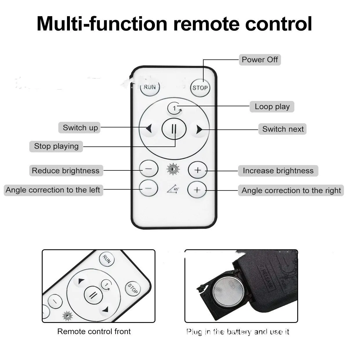 42cm stereo rotating suspension naked eye 3D holographic projector PD42 with universal bright LED
