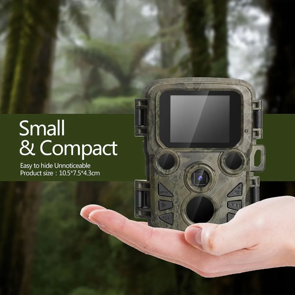 12MP infrared box camera in army green for professional surveillance with night vision capability