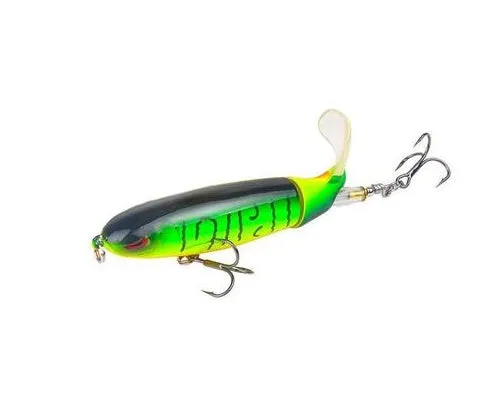 XY-507 propeller tractor hard fishing lure in floating water pencil shape, 13g 10cm size, multiple colour options