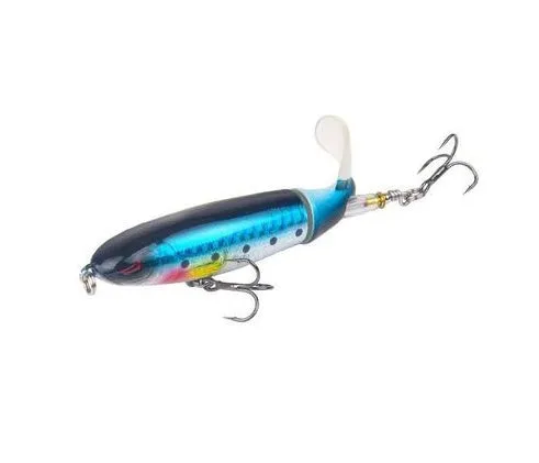 XY-507 propeller tractor hard fishing lure in floating water pencil shape, 13g 10cm size, multiple colour options