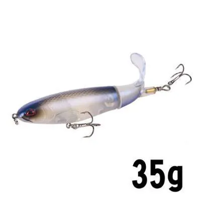 XY-507 propeller tractor hard fishing lure in floating water pencil shape, 13g 10cm size, multiple colour options