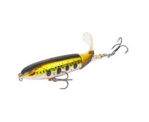XY-507 propeller tractor hard fishing lure in floating water pencil shape, 13g 10cm size, multiple colour options