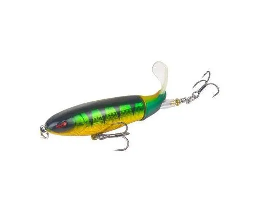 XY-507 propeller tractor hard fishing lure in floating water pencil shape, 13g 10cm size, multiple colour options