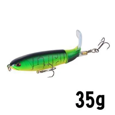 XY-507 propeller tractor hard fishing lure in floating water pencil shape, 13g 10cm size, multiple colour options
