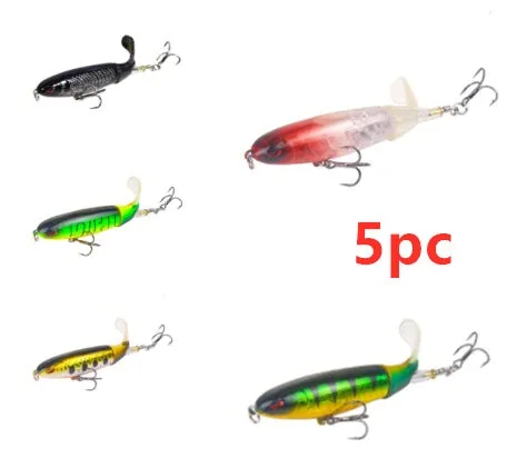 XY-507 propeller tractor hard fishing lure in floating water pencil shape, 13g 10cm size, multiple colour options