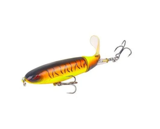 XY-507 propeller tractor hard fishing lure in floating water pencil shape, 13g 10cm size, multiple colour options