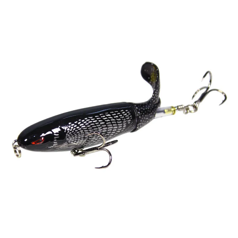 XY-507 propeller tractor hard fishing lure in floating water pencil shape, 13g 10cm size, multiple colour options