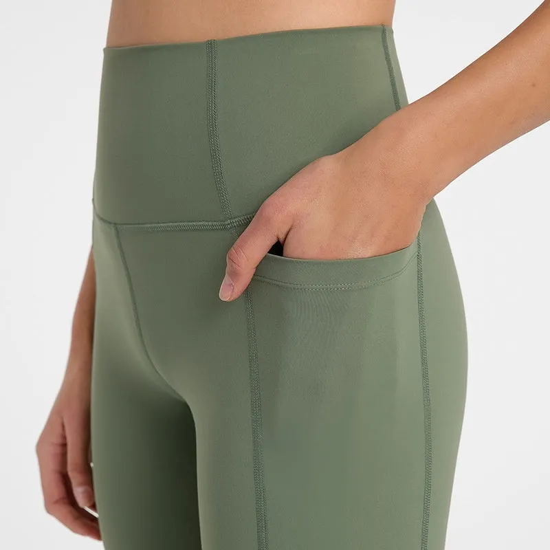 Women's cotton blend sports shorts in black with super stretch fabric and mid-length design