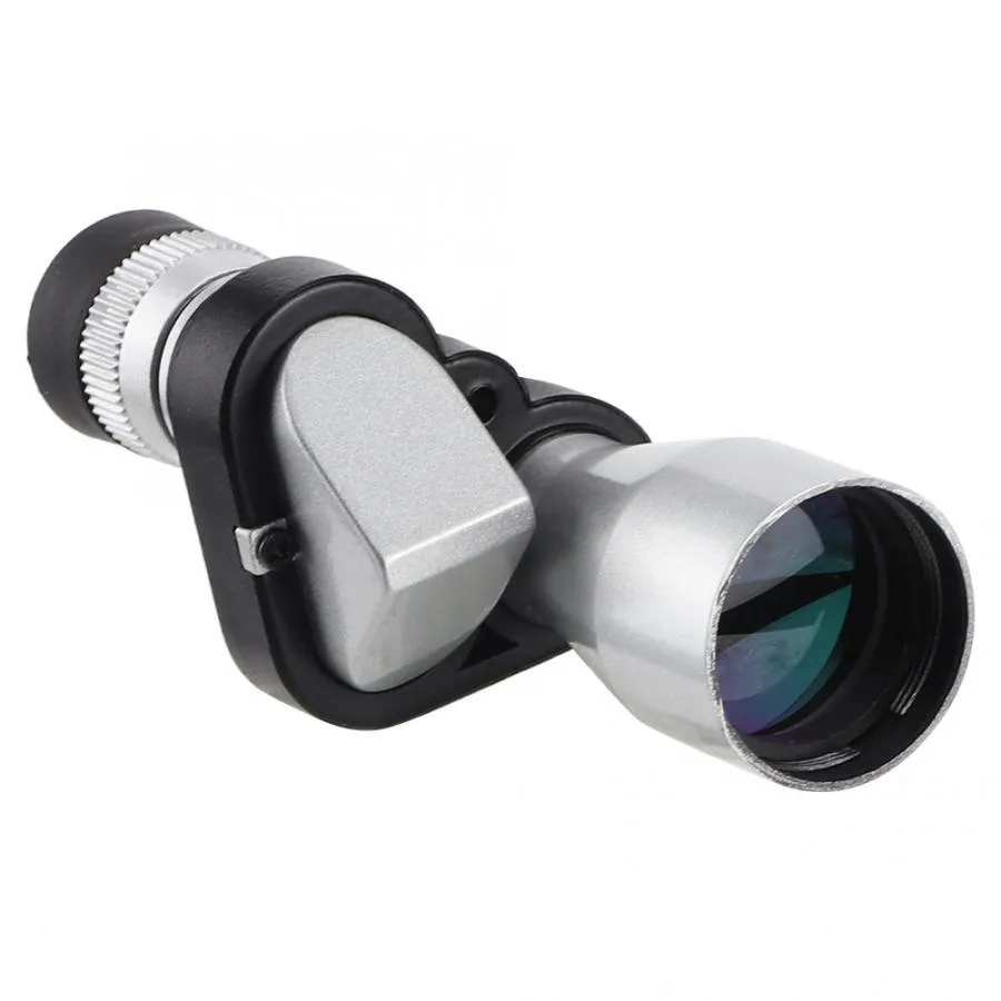 Green low light night vision monocular telescope 8x20 with optical green film coating, compact outdoor design